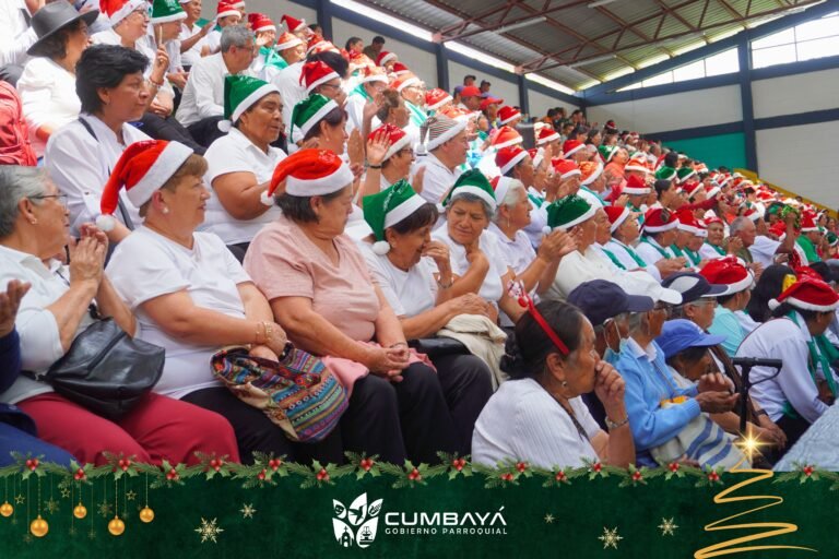 Evento Navideño del GAD de Cumbayá: un éxito inolvidable para nuestros abuelitos