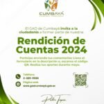 El GAD de Cumbayá inicia su proceso de Rendición de Cuentas 2024 | Primera Etapa