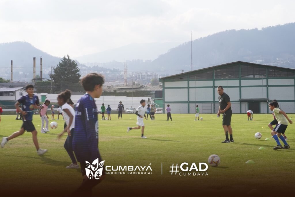 El GAD de Cumbayá abre inscripciones para escuelas  gratuitas de fútbol y básquet