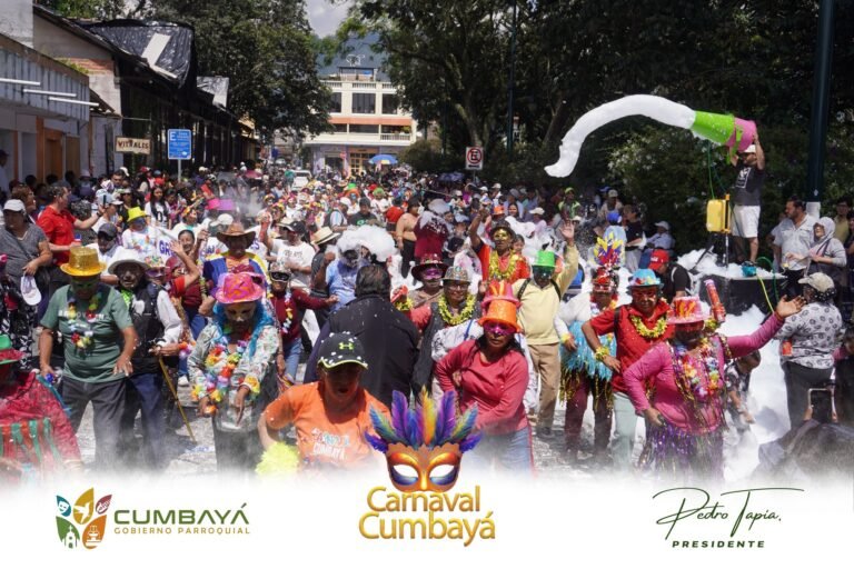 Gran celebración de Carnaval en Cumbayá reunió a la comunidad