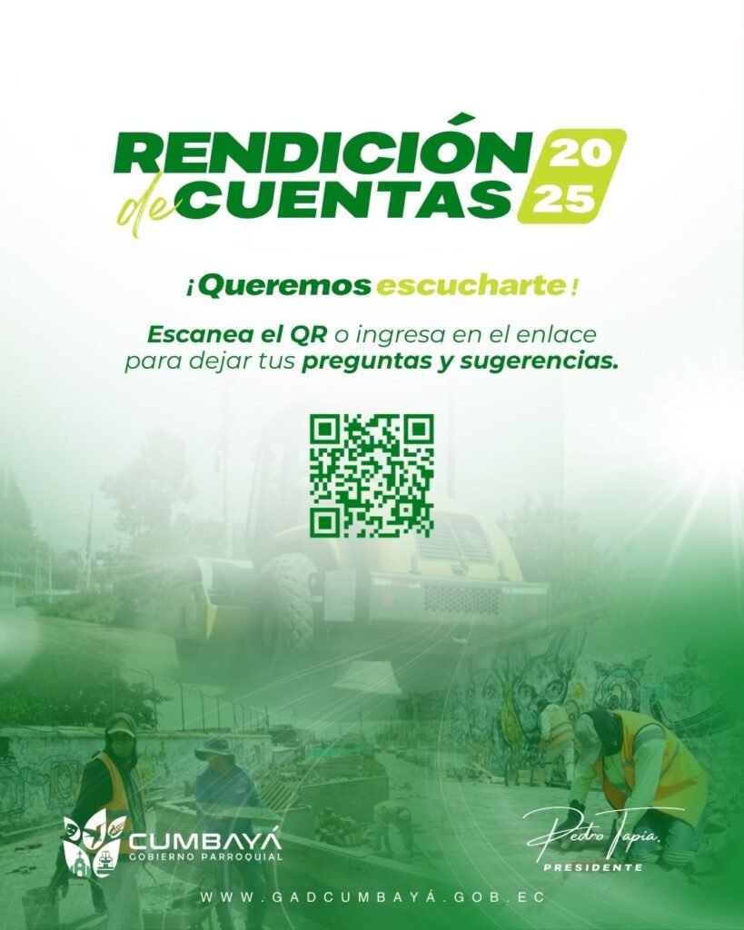 GAD de Cumbayá inicia el proceso de Rendición de Cuentas 2025