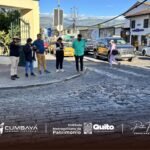 GAD Cumbayá gestiona trabajos de mantenimiento en vía Francisco de Orellana con el IMP